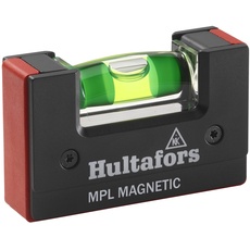 Hultafors Mini Pocket Level MPL, 401313, Mini Taschen Wasserwaage (Magnetische Version)