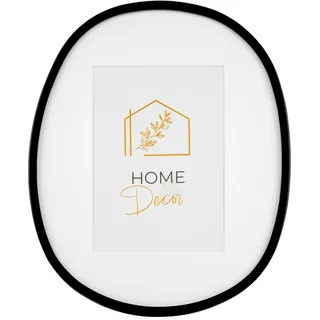 Wechselrahmen , Schwarz , Metall , rechteckig , 29x24x1 cm , Passepartout , Bilder & Rahmen, Bilderrahmen, Bilderrahmen & Fotorahmen