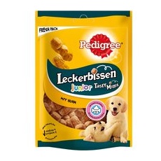 6x125g Pui Leckerbissen Pedigree Snackuri câini