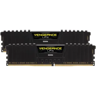 Corsair Vengeance LPX schwarz DIMM Kit 16GB DDR4-3200, CL16-20-20-38 (CMK16GX4M2E3200C16)