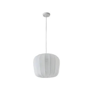 Lindby Pendelleuchte Helin (Modern) in Weiß aus Textil (1 flammig, E27) - Hängeleuchte Esstischlampe Hängelampe Wohnzimmerleuchte