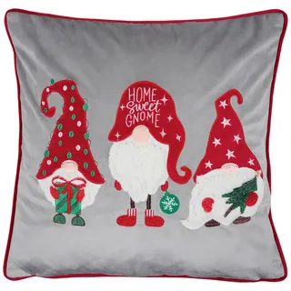 X-Mas Zierkissen , Multicolor , Textil , Weihnachten , Füllung: Polyester , 45x45 cm , Oeko-Tex® Standard 100 , pflegeleicht , Heimtextilien, Wohntextilien, Kissen, Zierkissen