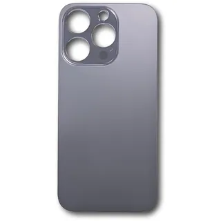 Smartex® Rückseite Glas Akkudeckel Ersatz kompatibel mit iPhone 14 Pro | Rückglas KEIN Logo (Lila)