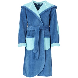 Vossen Kinderbademantel , Blau , Textil , Uni , Gr. 122/128 , unisex , ISO 9001, Fkt, Made in Austria, Oeko-Tex® Standard 100 , hochwertige Qualität , Heimtextilien, Badtextilien, Bademäntel, Bademäntel Kinder