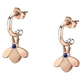 Ohrringe MORELLATO Frauen Maia Stahl Gold Pink / Steine Blau