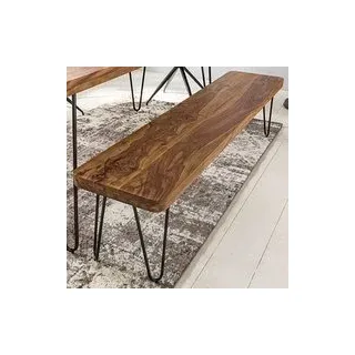 WOHNLING Sitzbank WL1.507 sheesham Holz 120,0 cm
