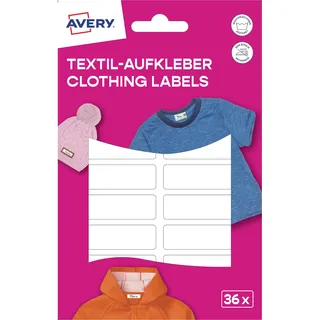 Avery Zweckform Namensaufkleber für Kleidung 36 St.