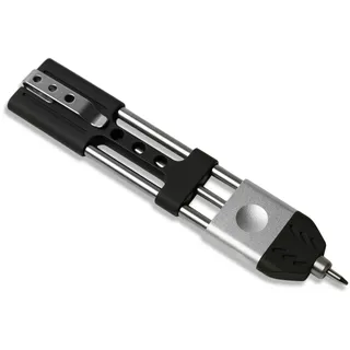 0 Ko-Axis Schienenstift, Aluminium Edition (eloxiertes Aluminium, Graphitschwarz)