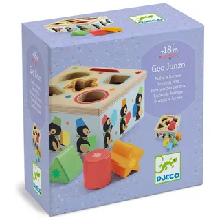Djeco Geopingy Box mit Formen – Lern- und interaktives Spiel für Kinder
