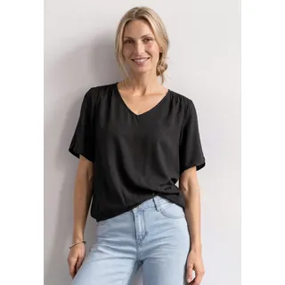 STREET ONE Blusentop schwarz 36
