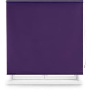 Blindecor Premium Verdunkelungsrollo nach Maß | Violett | 115 x 165 cm (Breite x Höhe) Stoffgröße 112 x 160 cm | Verdunkelungsrollo mit 38 mm Rohr, robuster und eleganter