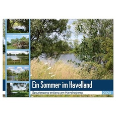 Ein Sommer im Havelland - Spaziergang entlang am Havelradweg (Wandkalender 2024 DIN A2 quer), CALVENDO Monatskalender