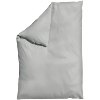 schlafgut Woven Satin Grau 135 x 200 cm + 40 x 80 cm