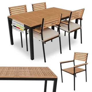Juskys Rhodos Set 5-tlg. Beige