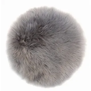 Heitmann-Felle Stuhlkissen Lamm 45 x 45 cm Grau