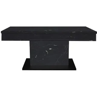 Mäusbacher Couchtisch Lift Couchtisch, schwarz Metall, Holzwerkstoff, rechteckig, eckig, 58-77x60x110 cm, - BHT 110x58x60 cm