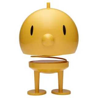 Hoptimist Bumble Wackelfigur & Glücksbringer, Skandinavische Deko Figuren für Wohnzimmer, Schreibtisch, Büro, Bürodeko & Lustige Kleine Geschenke, 15 x 15 x 24 cm, X-Large, Gelb