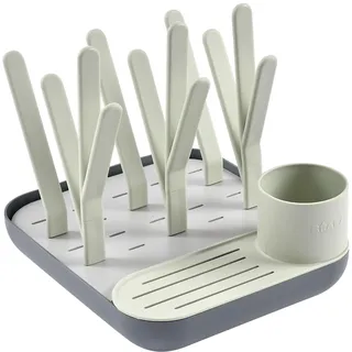 BÉABA Abtropfgestell Großes Fassungsvermögen 6 Flaschen Farbe Salbei/Mineralien