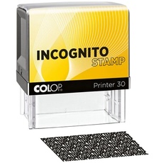 Bild Printer 30 Incognito Datenschutzstempel, 47x18mm, gelb