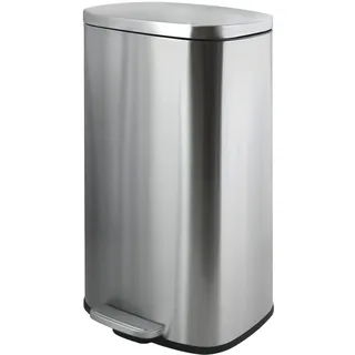 Spirella Mülleimer 50 l Silber