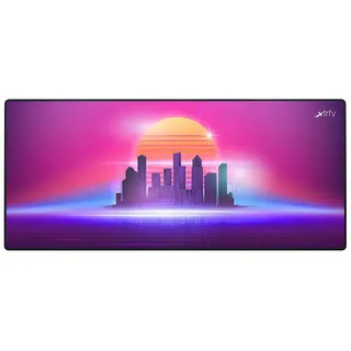 Cherry Xtrfy GP5 Retrowave XL Gaming Mauspad, 920x400mm, City-Motiv (GP5-XL-RETROWAVE)