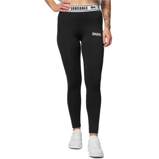 Lonsdale Ballinguile Leggings - Black / White - XL