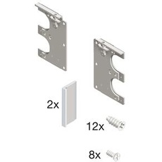 PS11 Höhenverstellbare Grundplatten für 2 Türflügel