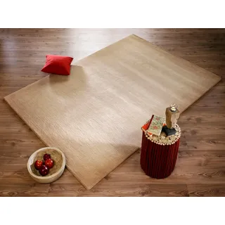 OCI DIE TEPPICHMARKE "Vinciano Tami" rechteckig 8 mm Höhe reine Wolle, handgeknüpft, echter Nepal, Wohnzimmer, beige