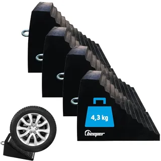 BEEPER - Radstopper für Auto, Wohnmobil, LKW oder Anhänger Menge - 4er-Set
