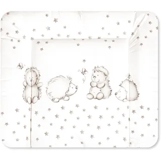 Julius Zöllner Wickelauflage Softy 85x75 cm - Wickelunterlage - wasserdicht und abwischbar - Made in Germany – Oeko-Tex Standard 100 – Igelchen