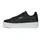 Carina Street Damen Plateau-Sneaker Schwarz/Rose Gold/Weiß 39