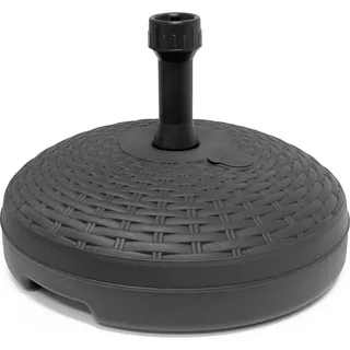 DEUBA® Sonnenschirmständer bis Ø 35 mm Mast Befüllbar Sonnenschirm Schirmständer Ständer Marktschirm Gartenschirm Balkon Terrasse Garten Anthrazit - Grau