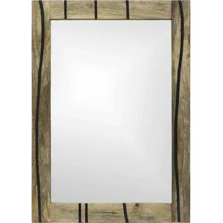 vidaXL Badezimmer Spiegel mit Spiegel Braun 70 x 50 x 2,5 cm - Braun