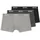 Boss Power Boxershorts 3 Einheiten Open Grey S