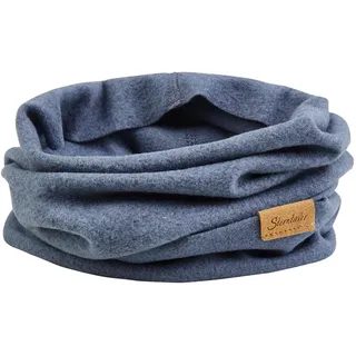 Sterntaler Schlauchschal aus Jersey mit Melange-Effekt - Unisex Accessoires für Babys und Kleinkinder - angenehm und warm - blau melange, Gr. 2