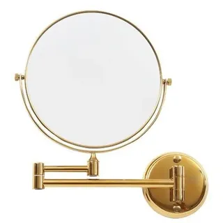 UNIQ Wall Mirror with 10x Magnification in Gold