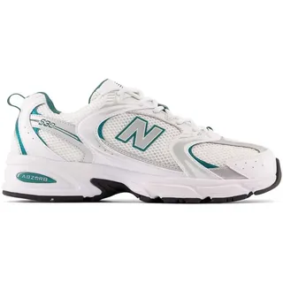 530 White/Silver Metallic/Vintage Teal 40