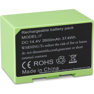 4624864 ABL-D1 i7 Batteriewechsel für iRobot Roomba e and i Series i7+ 7150 7550 i3 3150 i3+ 3550 i4 4150 i4+ Lithium Ion Battery Extended Life (14.4V 37.4Wh)