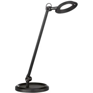 Schöner Wohnen Led-Tischleuchte , Schwarz , Metall , 20x48 cm , Lampen & Leuchten, Innenbeleuchtung, Tischlampen