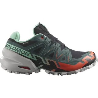 Speedcross 6 Gore-Tex Damen Black / Electric Green / Cherry Tomato 38 2/3