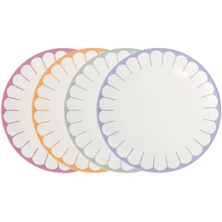 Villeroy & Boch Speiseteller 26,6 cm bunt 4er Set