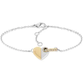 Tommy Hilfiger Jewelry Gliederarmband für Damen mit einem Herz-Charm - 2780880