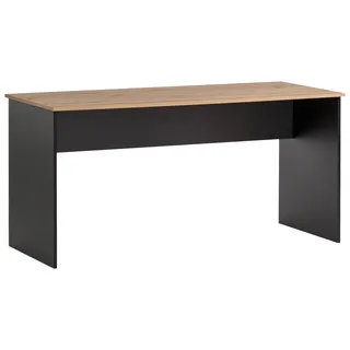 Schildmeyer Schreibtisch "Aino", artian eichefarben, schwarzmatt, schwarz, artisan eichefarben