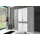 Drehtürenschrank Click 180 x 199 x 58 cm Grau/Weiß