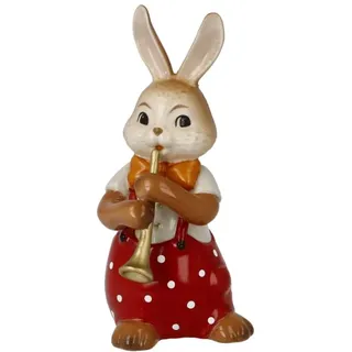 GOEBEL Hasenfigur Süßer Flötenspieler - Osterhasen