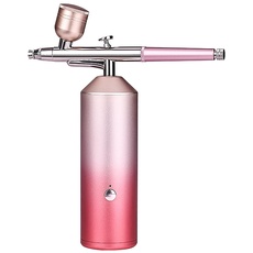 DAM Hand-Sauerstoff-Injektionsinstrument Tragbare Hochdruck Spray Einstellbare Wassersauerstoff Schönheit Instrument Feuchtigkeit und pflegt Ihre Haut. 4x5x15CMFarbe: Pink