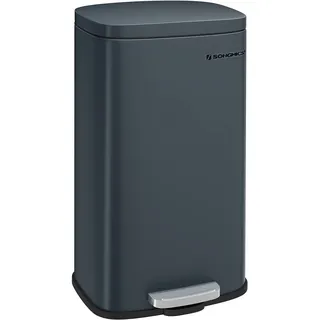 Songmics Mülleimer 30 l Grüngrau