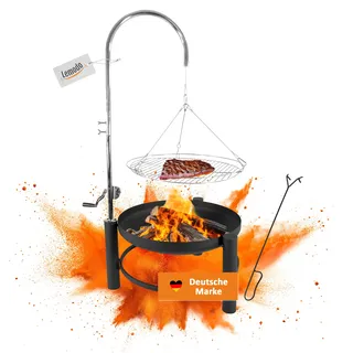 Lemodo Holzkohlegrill schwarz