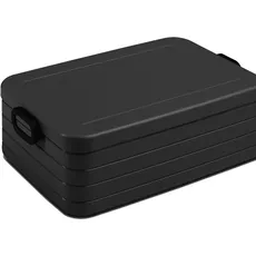 Mepal Brotdose XL – Brotdose To Go - Lunchbox für 12 Brotscheiben - Meal Prep Box - Brotdose Erwachsene - Essenbox mit Unterteilung - Nordic black