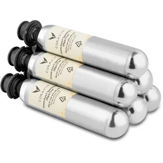 Coravin CO2-Kapseln für Schaumweine zur Verwendung mit dem Sparkling-Konservierungssystem | Jede Kapsel ermöglicht die Aufbewahrung von bis zu 7 Standardflaschen mit 750 ml, 6 Stück